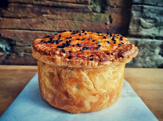 Brisket pie with homemade pastry