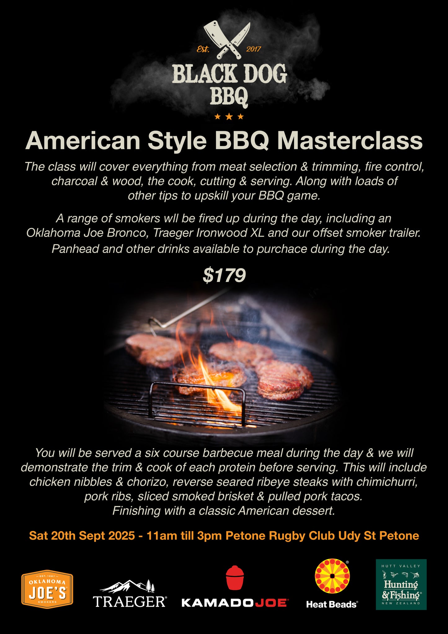 American Style BBQ Masterclass Sat 20th Sept 2025