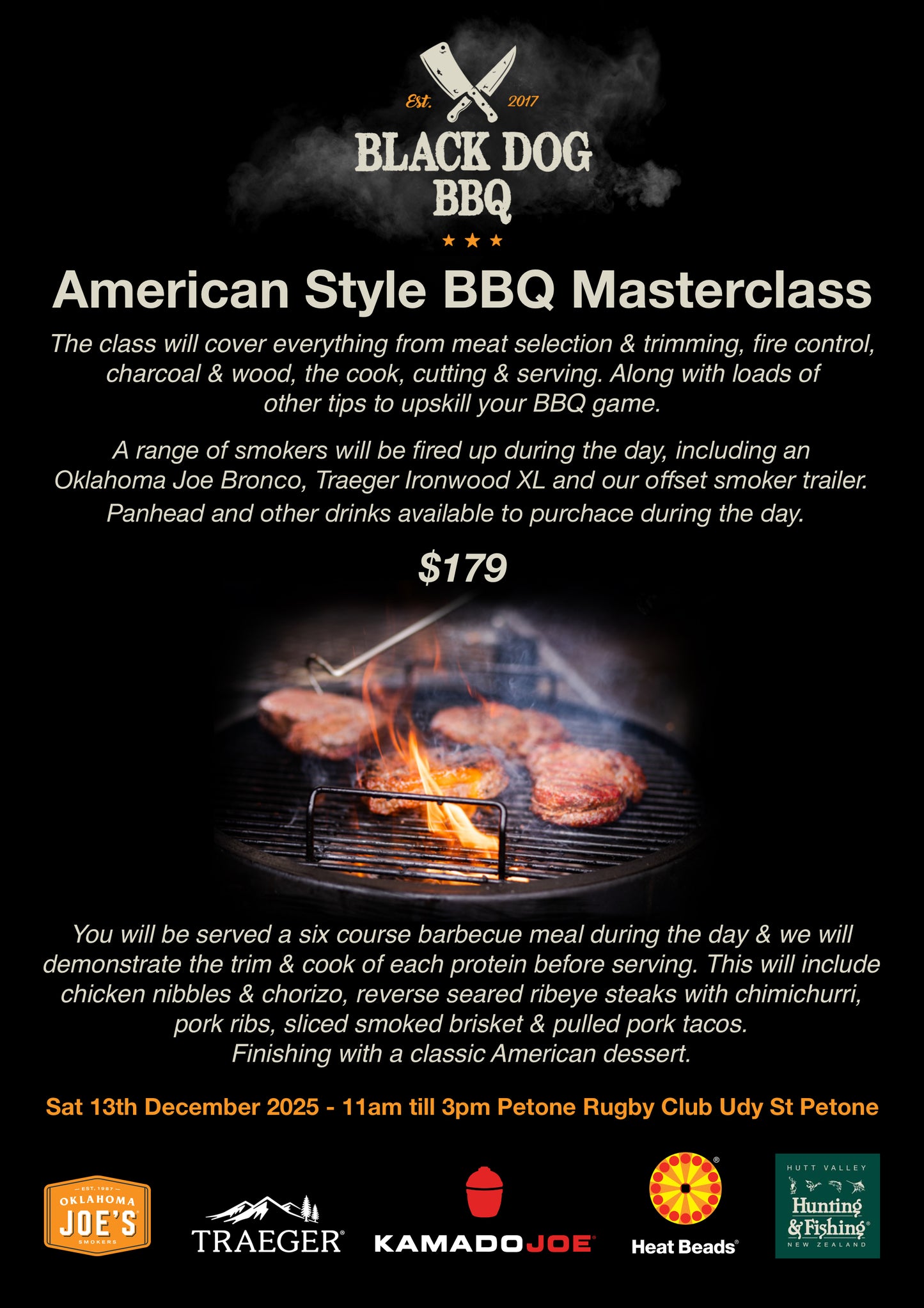American Style BBQ Masterclass Sat 13th Dec 2025