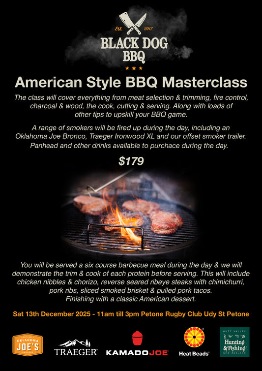 American Style BBQ Masterclass Sat 13th Dec 2025